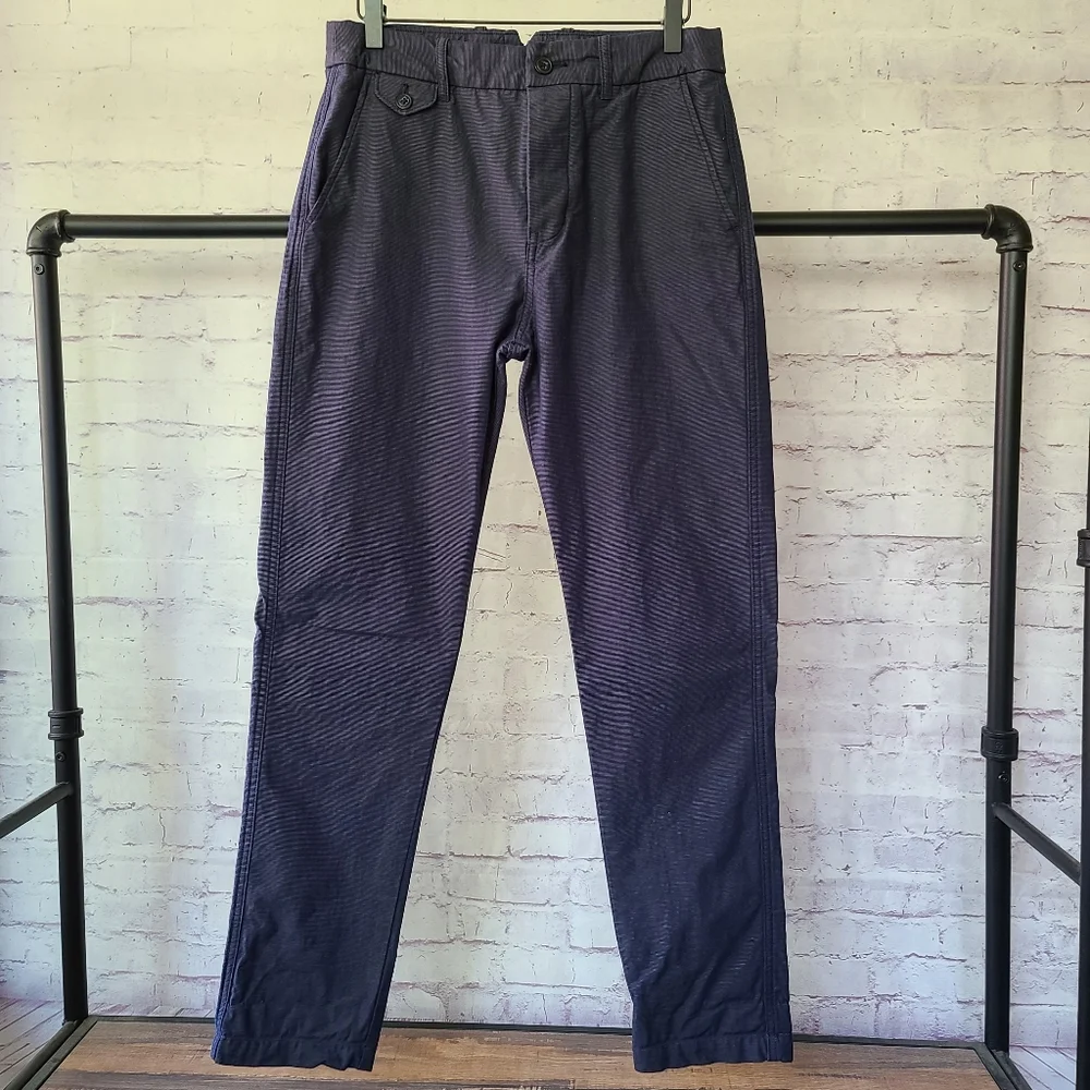 CPO Provisions Navy Slim Cotton Button Fly Trouser Pants Waist 29